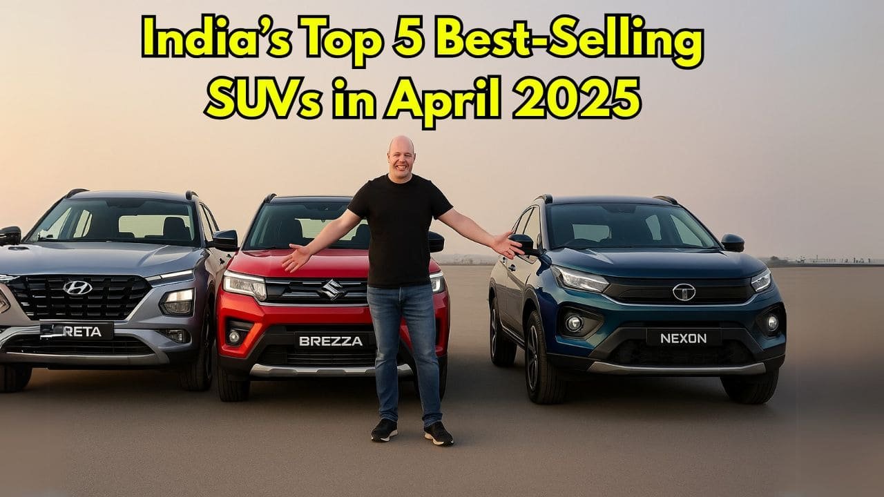 India’s Top 5 Best-Selling SUVs in April 2025