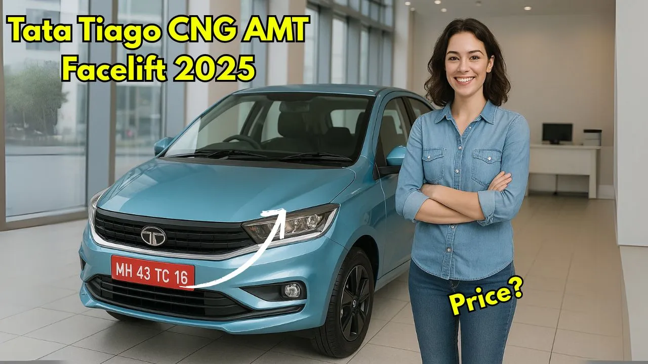 Tata Tiago CNG AMT Facelift 2025